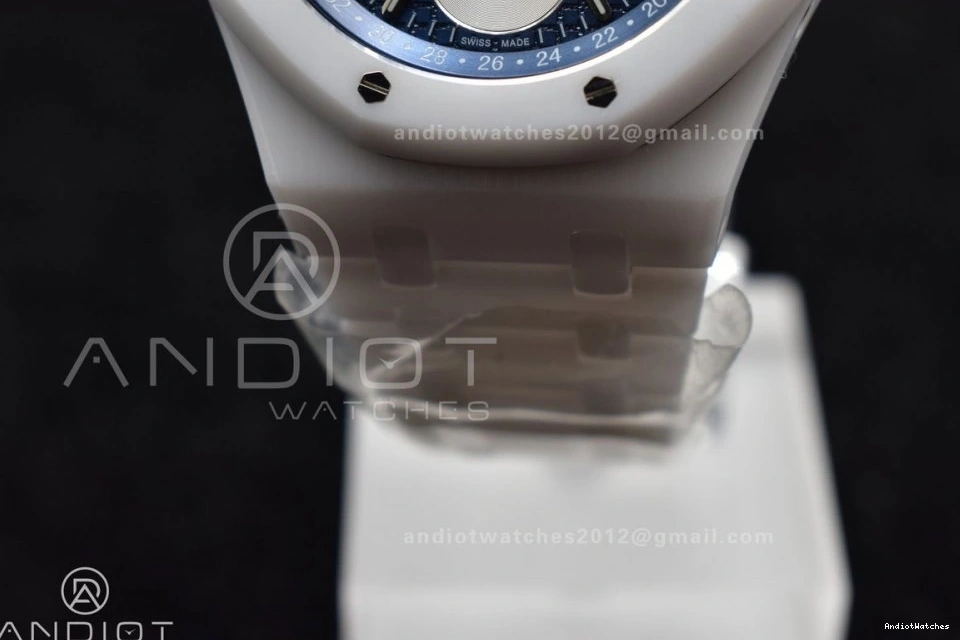 Calendar SmoothTexture on White Ceramic Oak A Best Bracelet Edition Royal 1052 Perpetual 26579cb Ceramic APSF 0501